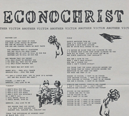 Econochrist - Another Victim (7" VINYL) | Near Mint (NM) Near Mint (NM)