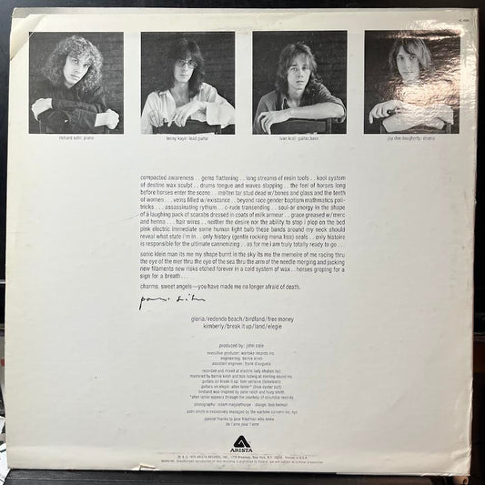 Patti Smith - HORSES (VINYL) | Near Mint (NM) Excellent (EX)
