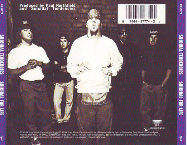 Suicidal Tendencies - Suicidal For Life (CD) | Near Mint (NM or M-)