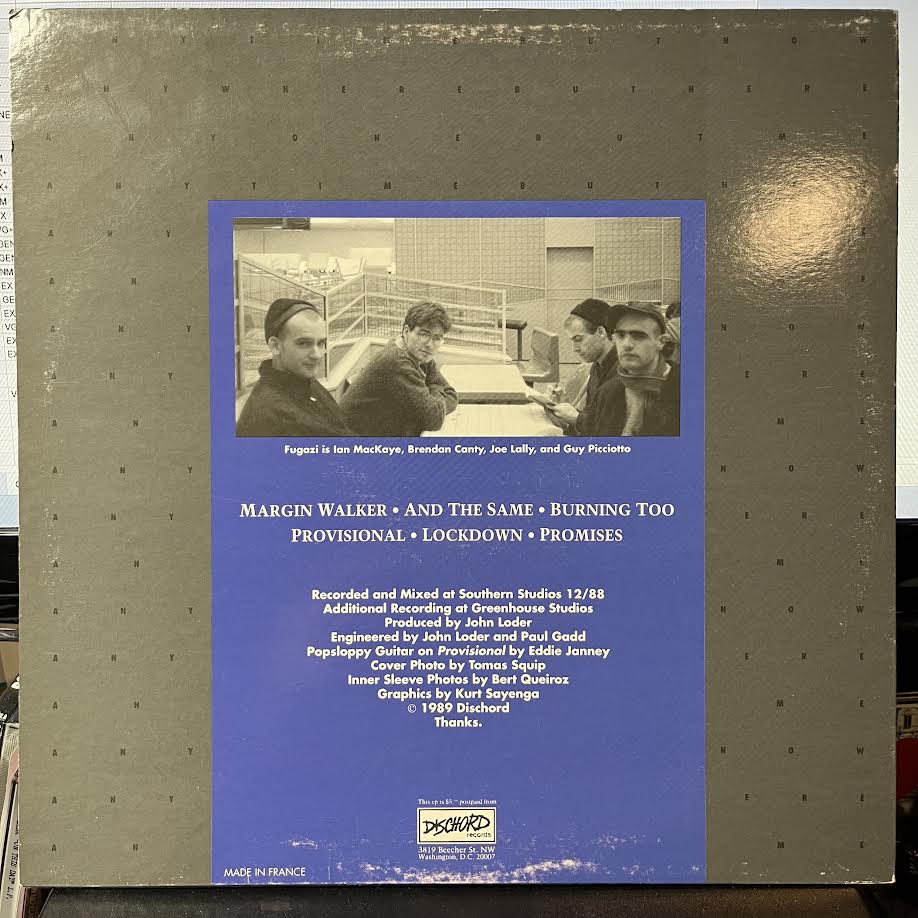Fugazi - Margin Walker (VINYL) | Very Good Plus (VG+) Very Good Plus (VG+)