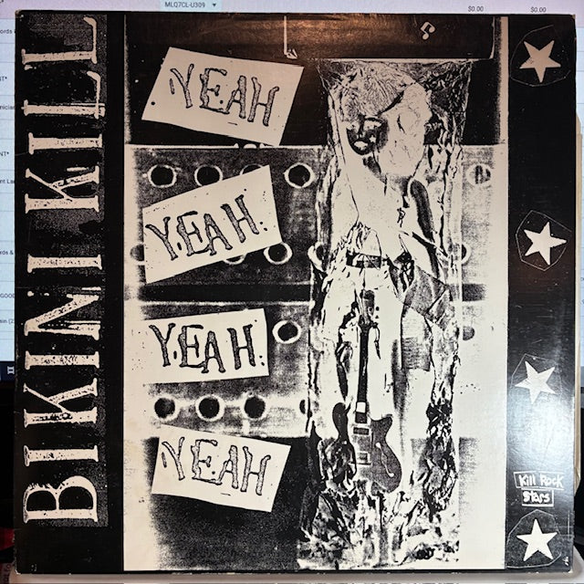 Bikini Kill - Yeah Yeah Yeah Yeah / Our Troubled Youth (VINYL) | Very Good Plus (VG+) Very Good (VG)