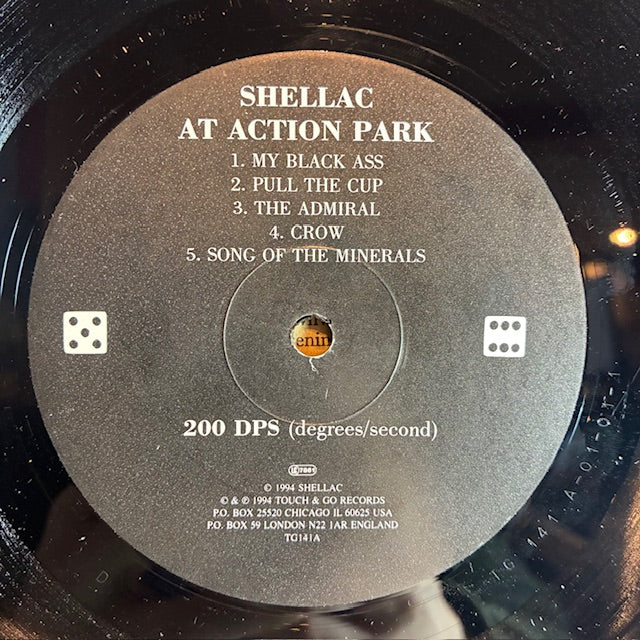 Shellac - At Action Park (VINYL) | Excellent (EX) Excellent (EX)