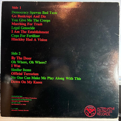 The Crucifucks - The Crucifucks (VINYL) | Very Good Plus (VG+) Excellent (EX)