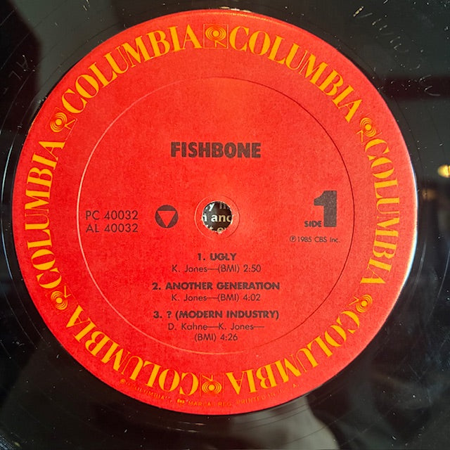 Fishbone - Fishbone (VINYL) | Very Good (VG) Very Good Plus (VG+)