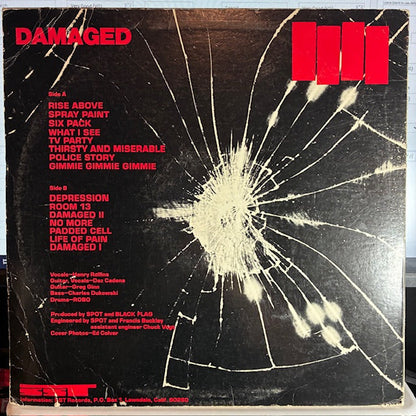 Black Flag - Damaged (*SIGNED* VINYL) | Very Good (VG) Very Good (VG)