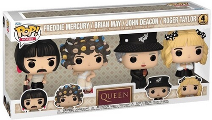 Queen - Funko POP! Rocks: Queen - I Want to Break Free 4-Pack (Large Item, Vinyl Figure, Collectible, 4 Pack) |