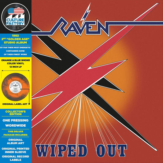 Raven - Wiped Out (Orange & Blue Smoke Colored Vinyl) |