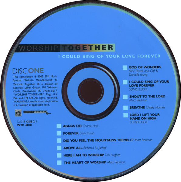 Various - The Best Of Modern Worship - Worship Together: I Could Sing Of Your Love Forever (2xCD) | Near Mint- (NM-) Excellent+ (EX+)
