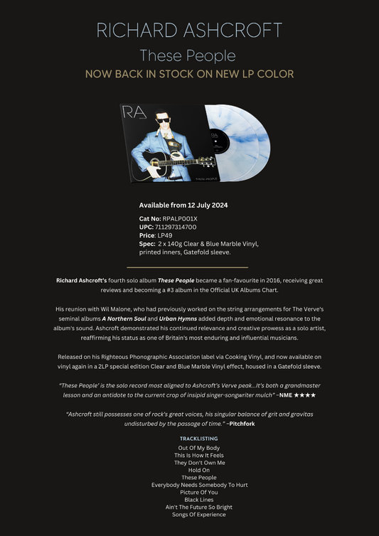 These People (Clear & Blue Marble Colored Vinyl) | Mint (M) Mint (M)