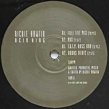 Richie Hawtin - Acid King (VINYL) | Very Good (VG) Generic