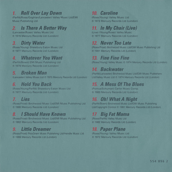 Status Quo - The Essential Status Quo - Volume Two (CD) | Near Mint (NM) Near Mint (NM)