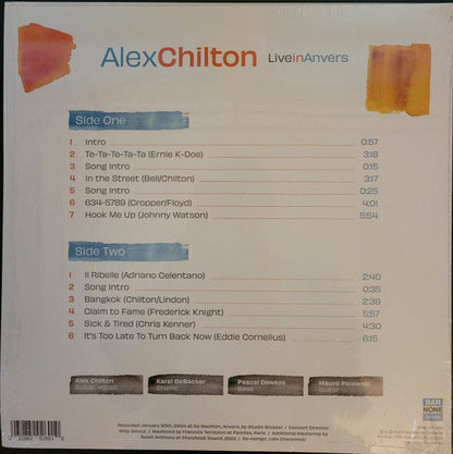 Alex Chilton - Live In Anvers (GREEN COLOR VINYL RSD) |