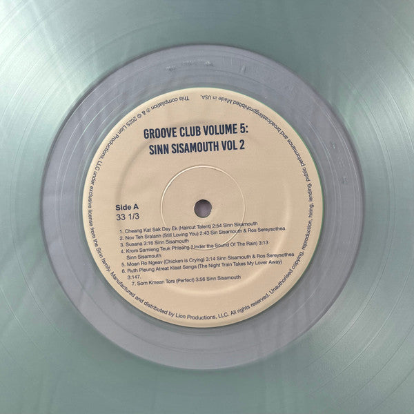 Groove Club Vol. 5: Sinn Sisamouth Vol. 2 (COKE BOTTLE CLEAR / NUMBERED) | Mint (M) Mint (M)