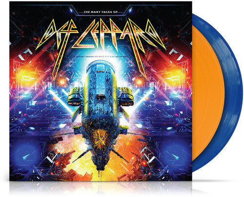 (PRE-ORDER 12/26/2025) The Many Faces Of Def Leppard / Various - Orange & Blue Vinylx2 [Import] |