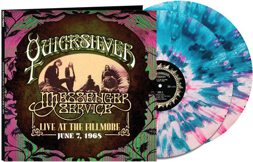 Quicksilver Messenger Service - Live At The Fillmore June 7, 1968 (CLEAR BLUE/PINK 2xVINYL) | Mint (M) Mint (M)