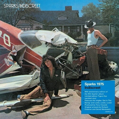 Sparks - (PRE-ORDER 10/10/25) Indiscreet: 50th Anniversary [Import](TIGER EYE VINYL) | Mint (M) Mint (M)