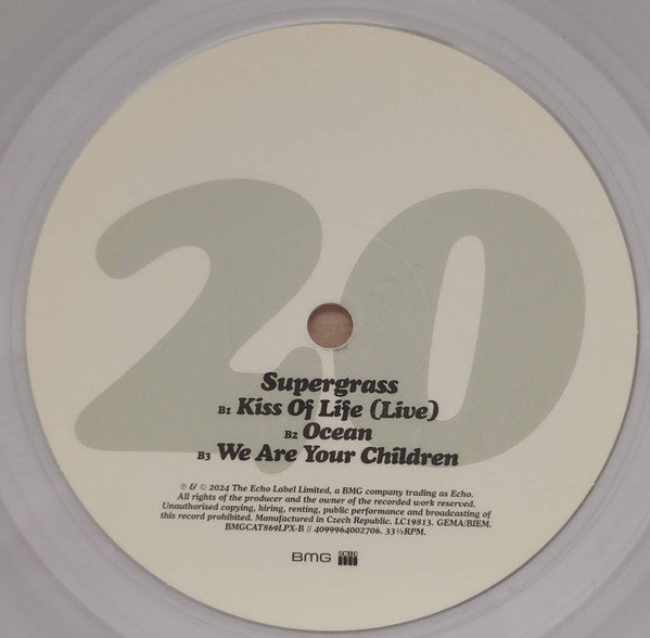 Supergrass - Kiss Of Life (CLEAR VINYL RSD) |