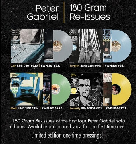 Peter Gabriel 1: Car (SILVER VINYL) | Mint (M) Mint (M)