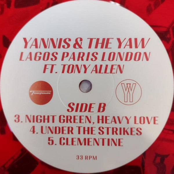 Yannis & The Yaw - Lagos Paris London (IEX: RED VINYL) | Mint (M) Mint (M)