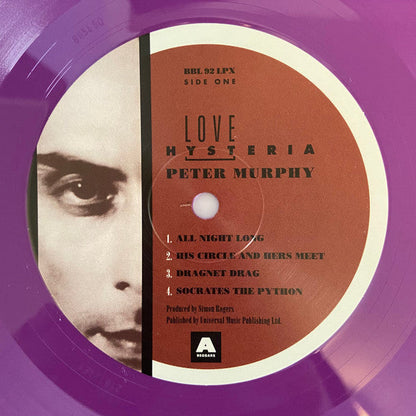 Love Hysteria (INDIGO VINYL) | Mint (M) Mint (M)