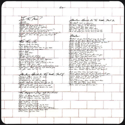 Pink Floyd - The Wall (180g VINYL) | Mint (M) Mint (M)