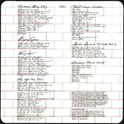 Pink Floyd - The Wall (180g VINYL) | Mint (M) Mint (M)
