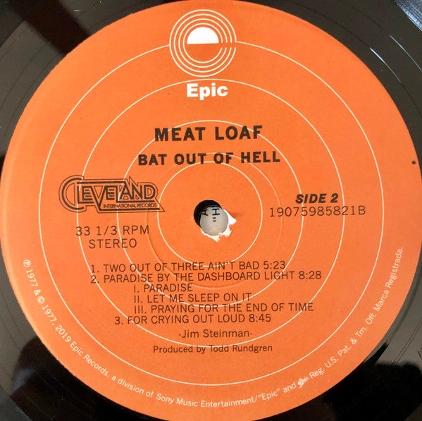 Meat Loaf - Bat Out Of Hell (VINYL) | Mint (M) Near Mint (NM)