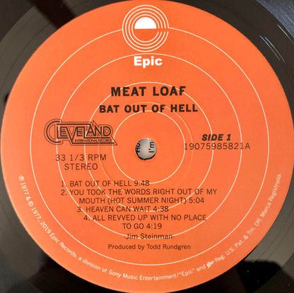 Meat Loaf - Bat Out Of Hell (VINYL) | Mint (M) Near Mint (NM)