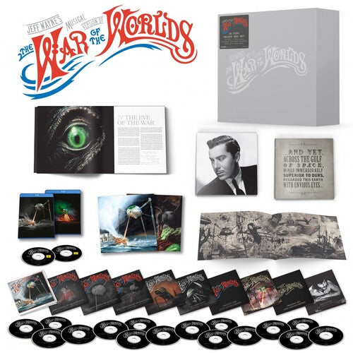 Musical Version Of The War Of The Worlds - Deluxe Collectors Edition 16CD Incl. 2 Blu-Ray, 156pg Hardback Book [Import] (Boxed Set, Deluxe Edition, With Blu-ray, With Book, Hardcover) | Mint (M) Mint (M)