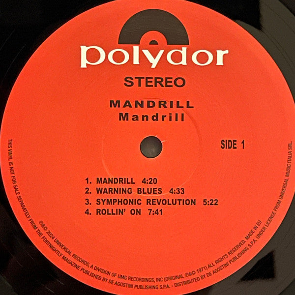 Mandrill - Mandrill (VINYL - ITALY 2025) | Mint (M) Mint (M)