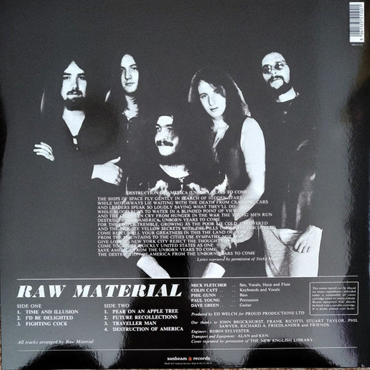 Raw Material (2) - Raw Material (VINYL) | Mint (M) Mint (M)