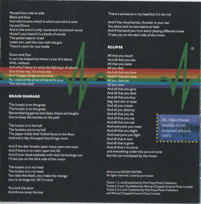 Pink Floyd - The Dark Side Of The Moon (CD GOLD) | Excellent+ (EX+) Near Mint (NM)