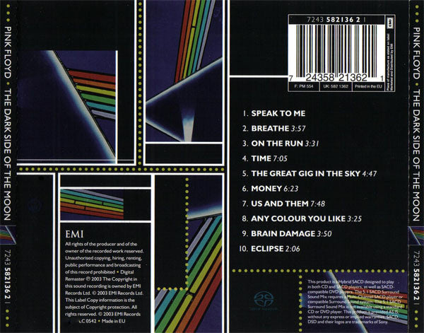 Pink Floyd - The Dark Side Of The Moon (CD GOLD) | Excellent+ (EX+) Near Mint (NM)