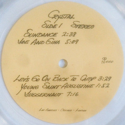 Stan Hubbs - Crystal (CLEAR VINYL) |