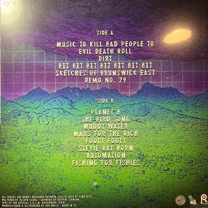 King Gizzard And The Lizard Wizard - Music to Kill Bad People to Demos & Rarities Volume 1 (EMERALD VINYL) | Mint (M) Mint (M)