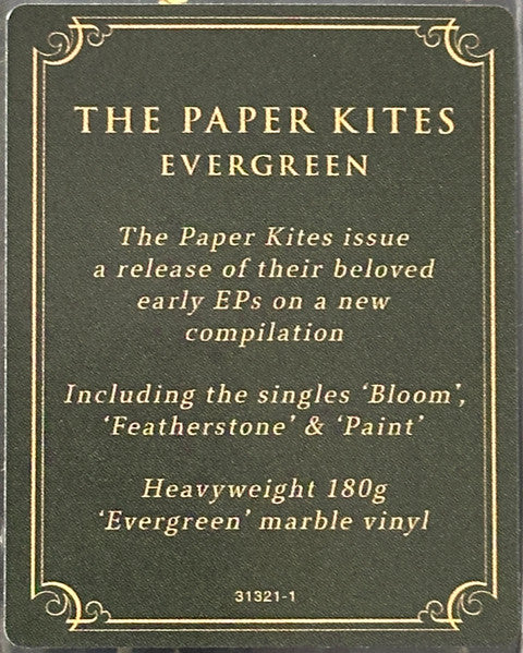 The Paper Kites - Evergreen (EVERGREEN MARBLE VINYL) | Mint (M) Mint (M)