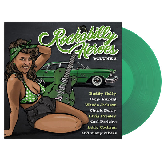 ROCKABILLY HEROES VOL. 2 (RSD 2025 TRANSPARENT GREEN VINYL/180G) | Mint (M) Mint (M)