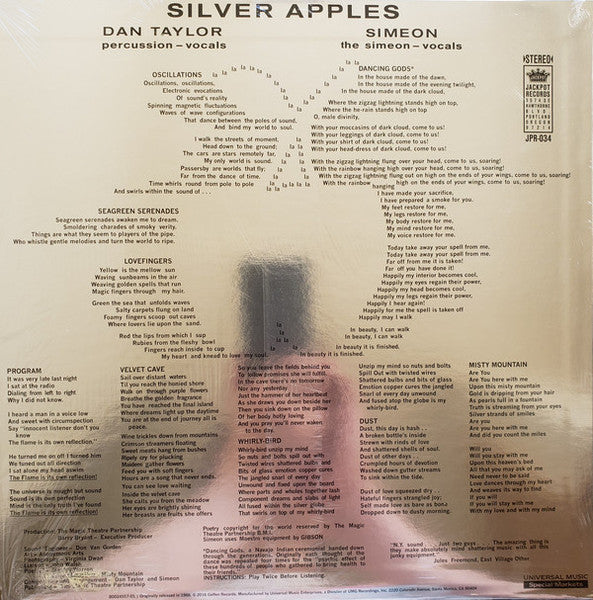 Silver Apples (SMOKE COLOR VINYL) | Mint (M) Mint (M)