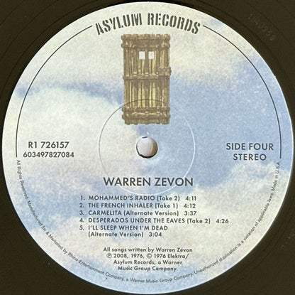 Warren Zevon - Warren Zevon (2XVINYL) | Mint (M) Mint (M)