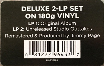 Led Zeppelin - Untitled: Deluxe Edition (180 GRAM VINYL) | Mint (M) Mint (M)