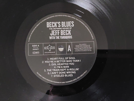 Jeff Beck - Beck's Blues the defining sound of Jeff Beck with the Yardbirds (VINYL) | Mint (M) Mint (M)