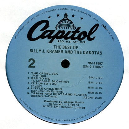 Billy J. Kramer & The Dakotas - The Best Of Billy J. Kramer With The Dakotas (VINYL) | Mint (M) Mint (M)