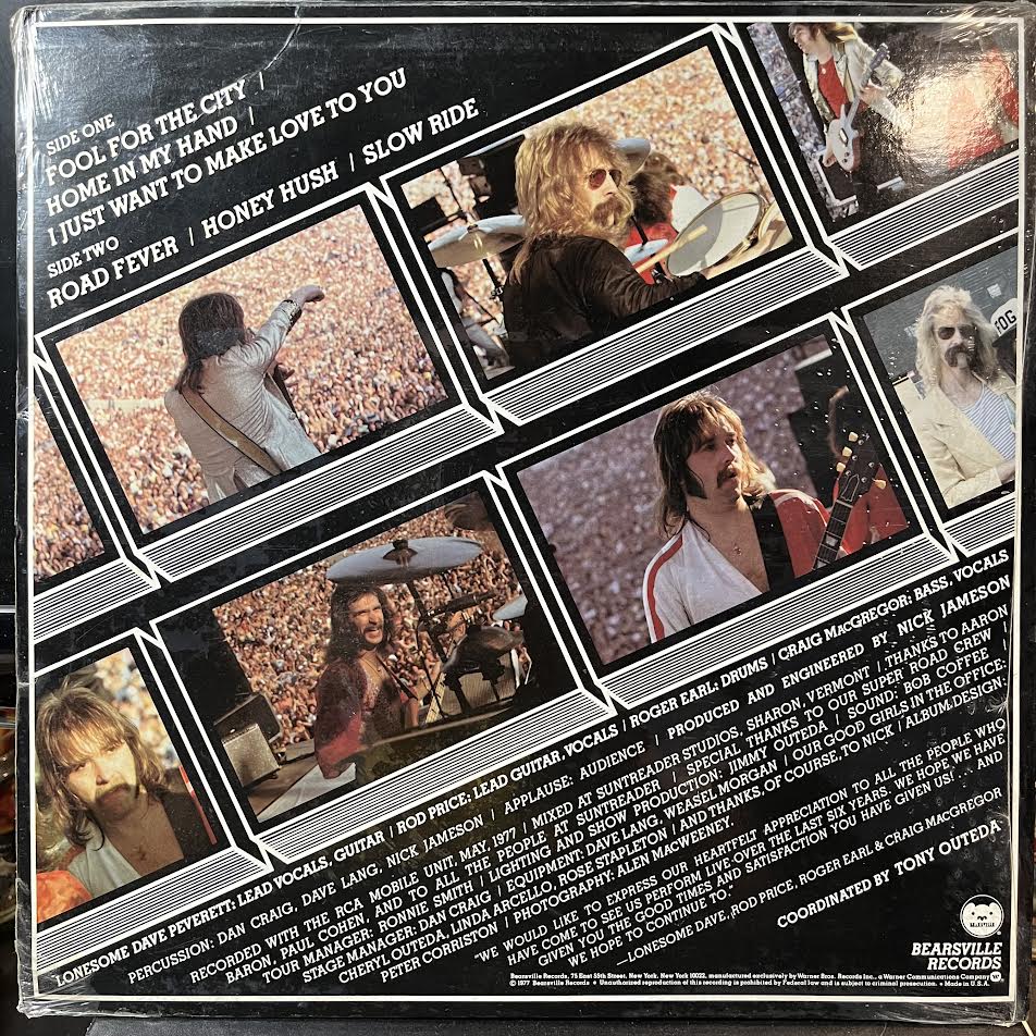 Foghat - Live (VINYL) | Mint (M) Near Mint (NM)