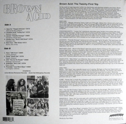 Various - Brown Acid: The Twenty First Trip (Heavy Rock From The Underground Comedown)(VINYL) |