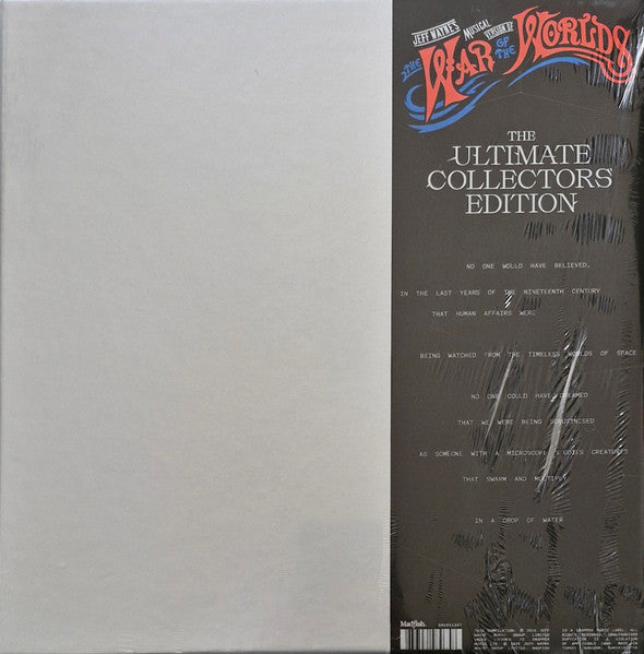 Jeff Wayne - Jeff Wayne's Musical Version Of The War Of The Worlds (VINYL & CD BOX SET) |