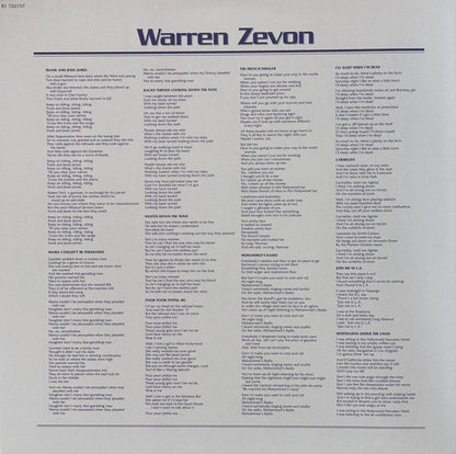 Warren Zevon - Warren Zevon (2XVINYL) | Mint (M) Mint (M)