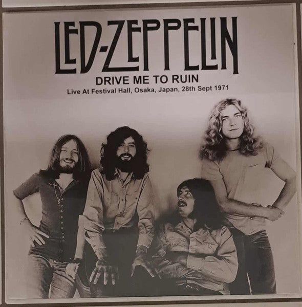 Drive Me To Ruin - Live At Festival Hall, Osaka, Japan, 28th Sept 1971 (VINYL) | Mint (M) Excellent+ (EX+)