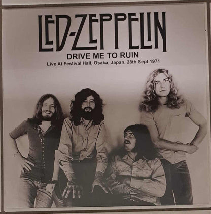 Drive Me To Ruin - Live At Festival Hall, Osaka, Japan, 28th Sept 1971 (VINYL) | Mint (M) Excellent+ (EX+)