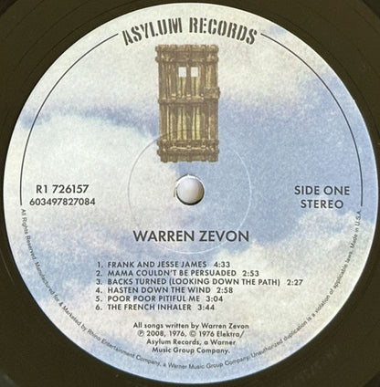 Warren Zevon - Warren Zevon (2XVINYL) | Mint (M) Mint (M)
