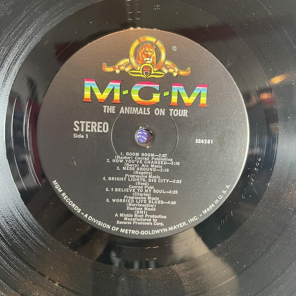 The Animals - The Animals On Tour (VINYL) | Excellent+ (EX+) Excellent (EX)